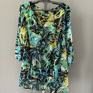 Lane Bryant Butterfly Smock Top